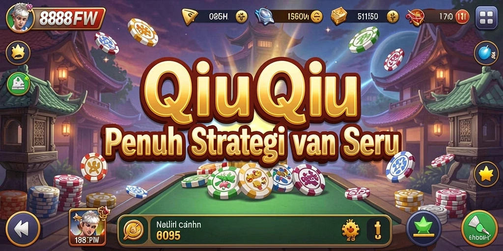 Tampilan gameplay QiuQiu yang mendebarkan dan interaktif.