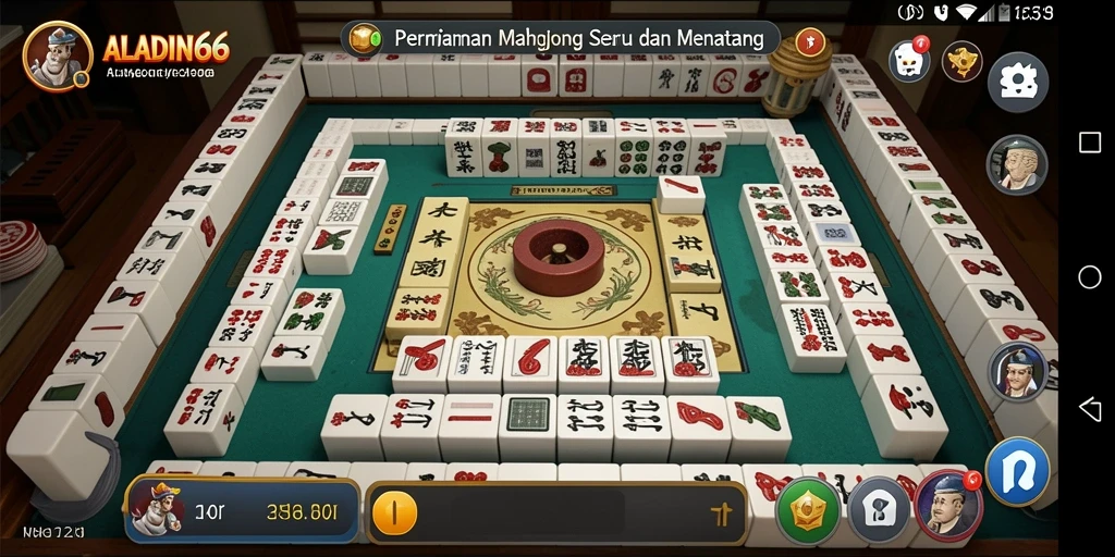 Gameplay seru dan menantang di ALADIN66 dengan desain Mahjong yang memukau.