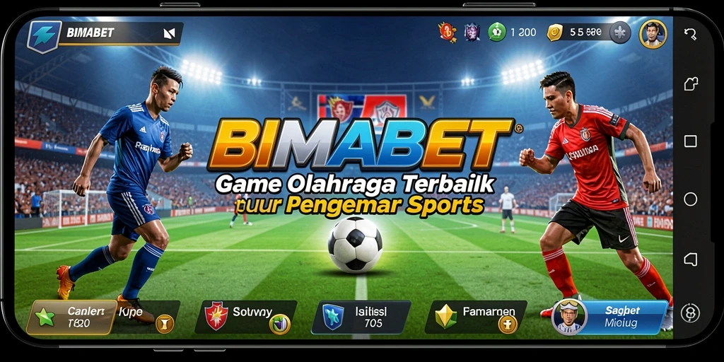 Tampilan gameplay seru dari BIMABET yang menampilkan pertandingan olahraga.