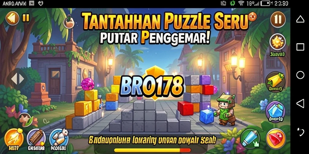 Screenshot menunjukkan aksi gameplay Puzzle yang seru.