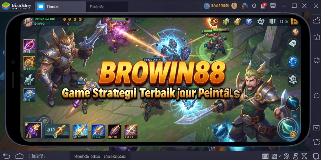 Tampilan gameplay BROWIN88 yang menegangkan dan penuh strategi.