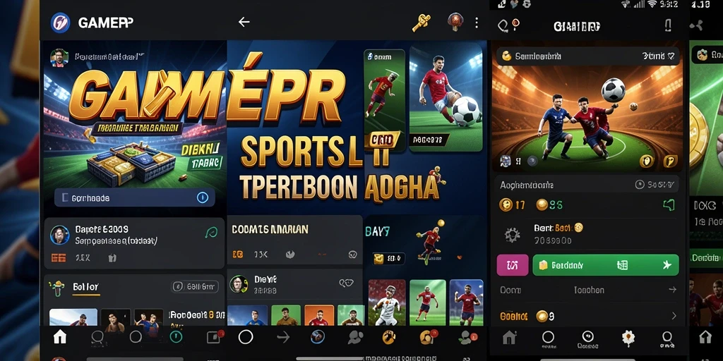 Tampilan interaktif dari aplikasi GAMERP saat melakukan taruhan olahraga.