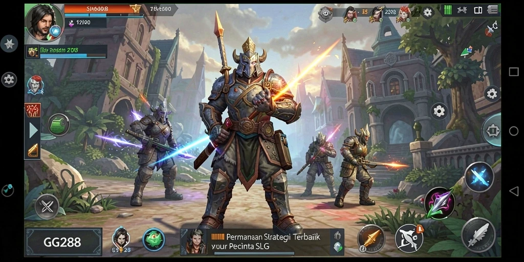 Tampilan gameplay menarik dari GG288 dalam genre SLG.