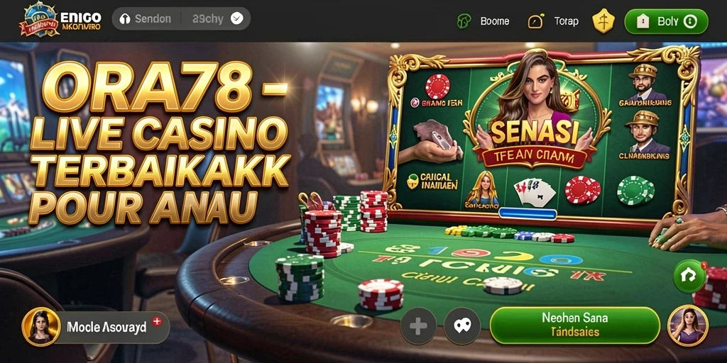 Gameplay Live Casino ORA78 yang mengasyikkan dan interaktif.