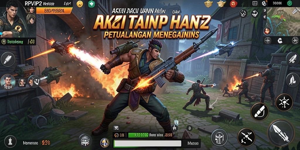 Screenshot gameplay RPVIP2 menunjukkan aksi seru dan tantangan menegangkan.
