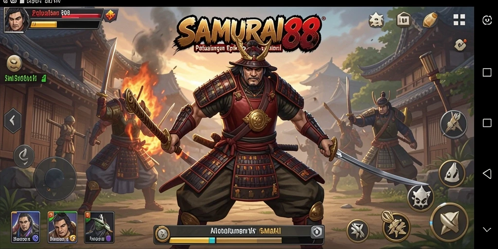 Tampilan gameplay SAMURAI88 yang mendebarkan dan penuh aksi.