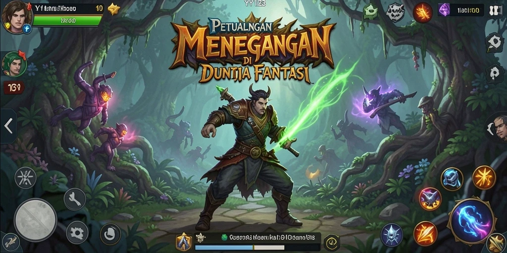 Screenshot petualangan seru di SS YY123 dengan berbagai karakter.